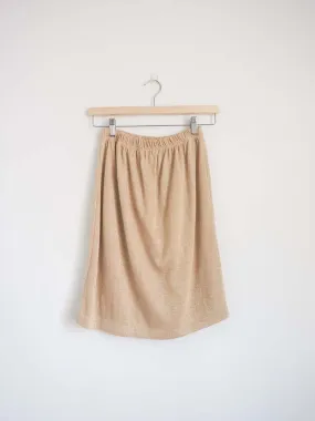 Vintage 1980's Bob Mackie Shimmer Skirt - Gold Sparkle