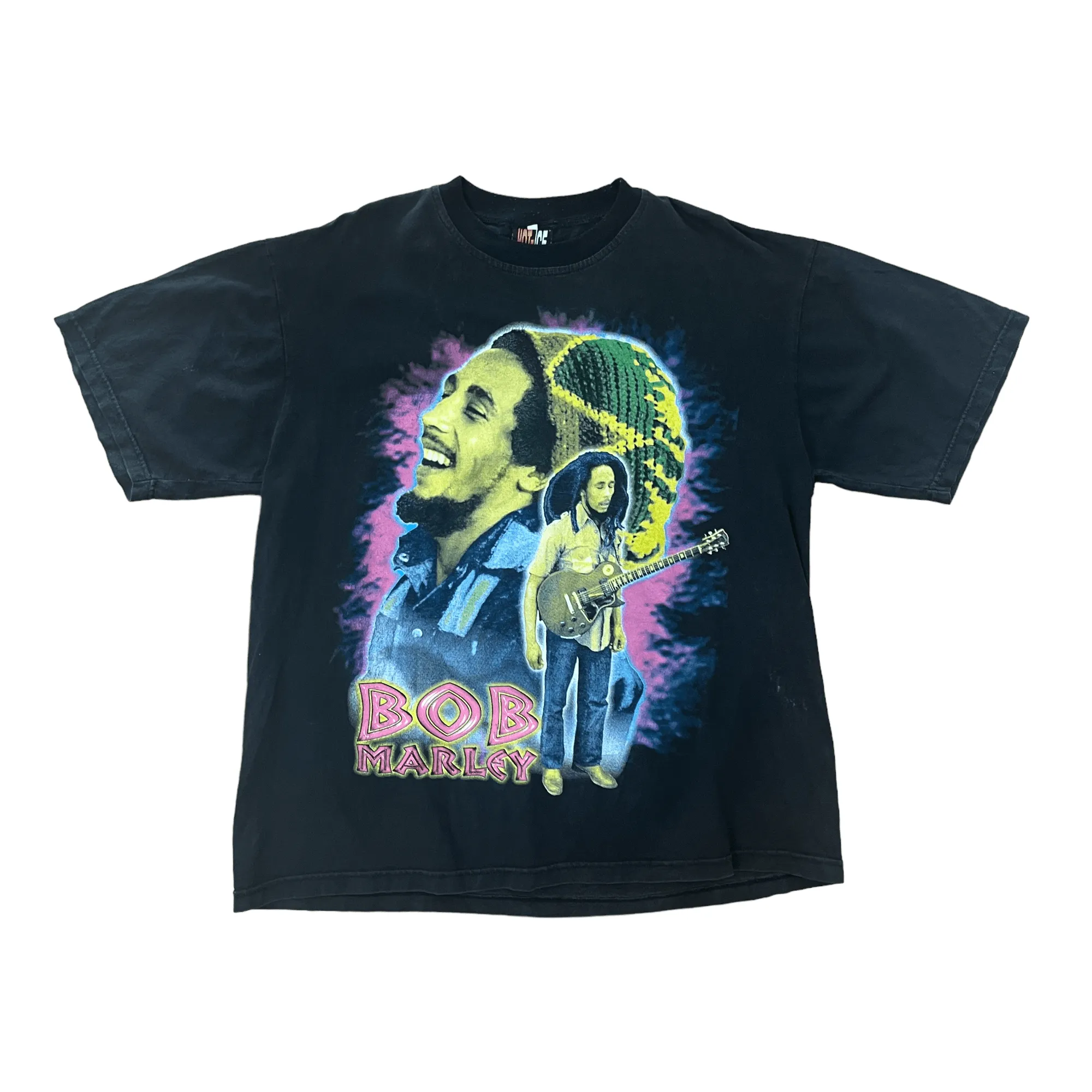 Vintage 90s Black Bob Marley Graphic Tee - Extra Large