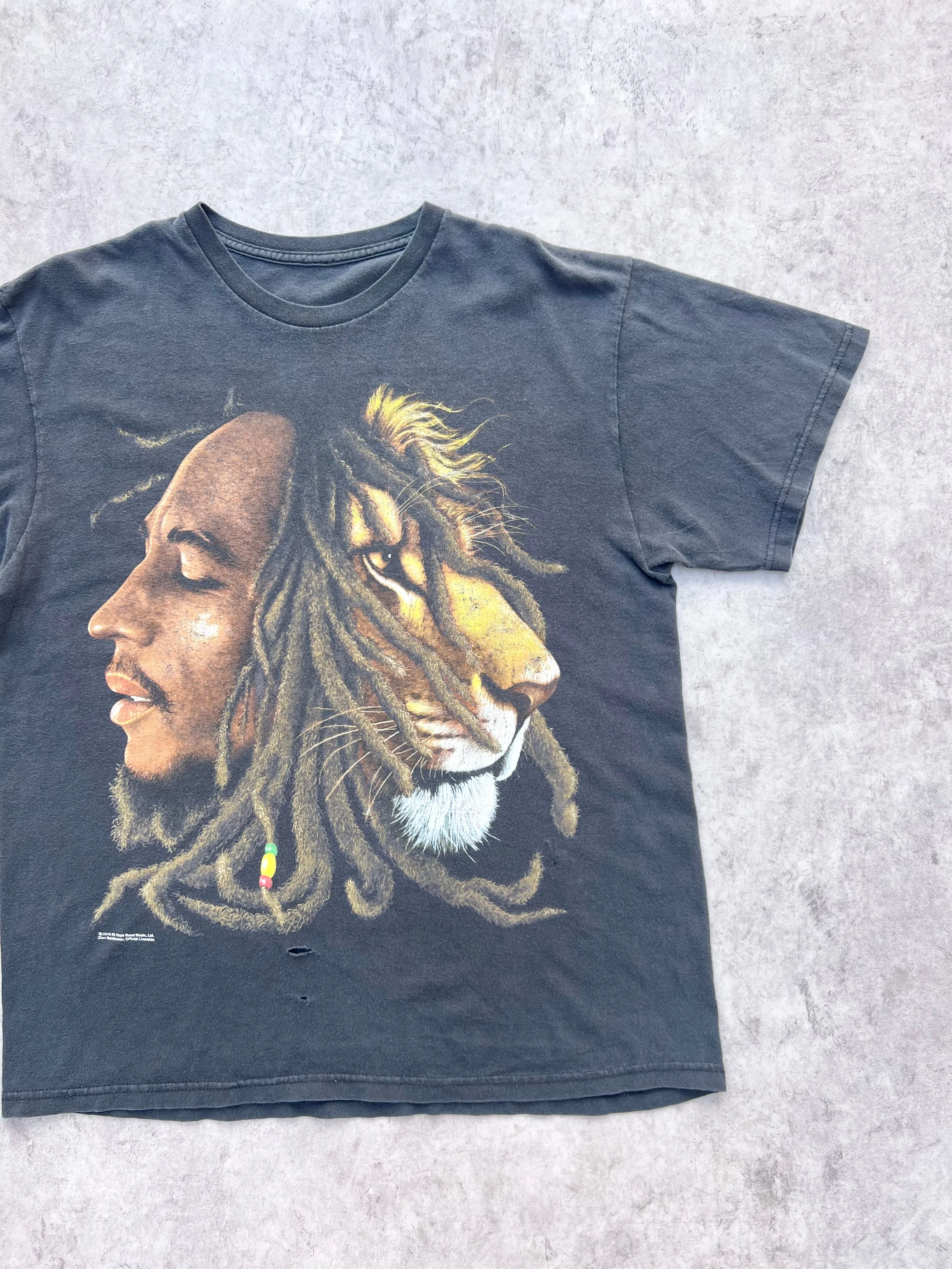 Vintage Bob Marley Lion Heads Tee (M)