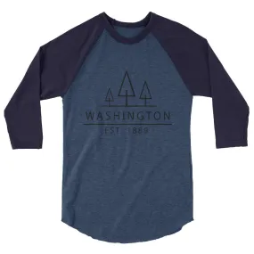 Washington - 3/4 Sleeve Raglan Shirt - Established