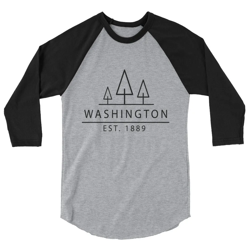 Washington - 3/4 Sleeve Raglan Shirt - Established